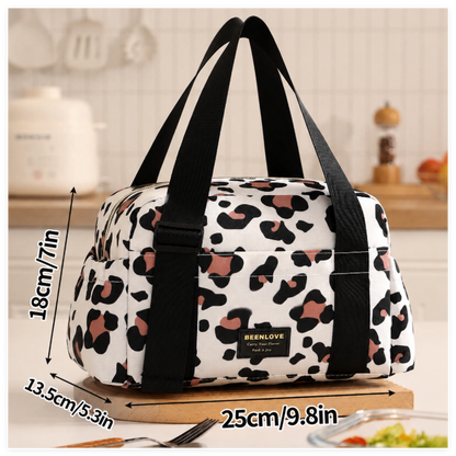 Stylish Insulated Lunch Bag for Women — Large Capacity, Lightweight Bento Carrier