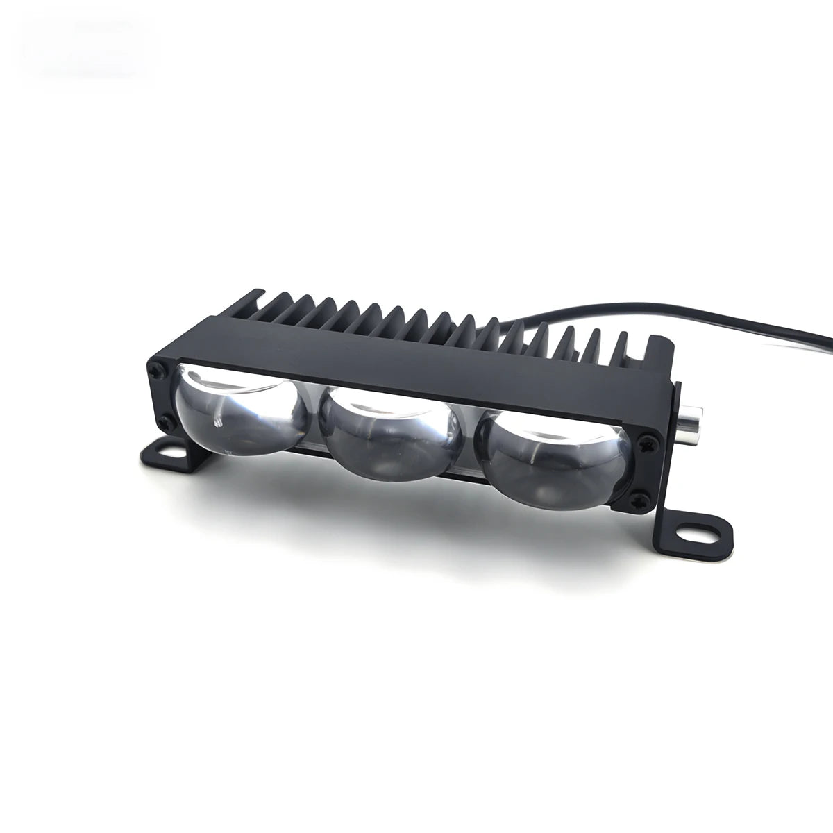 Mini LED Headlight Bumper Fog Lamps Projector Lens Car Light