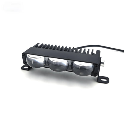 Mini LED Headlight Bumper Fog Lamps Projector Lens Car Light