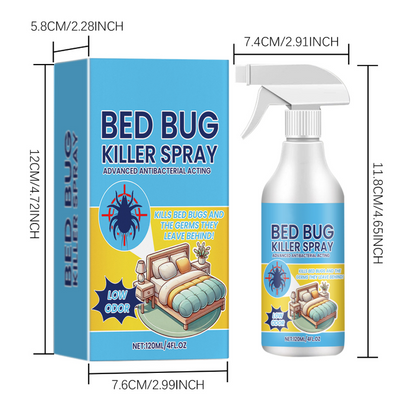 Bed Bug Killer Spray, Fast Acting Solution -Non-Toxic for Kids & Pets, Zero Cleanup Needed