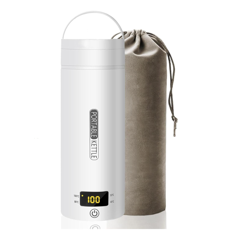 Portable Kettle for Trave with 4 Variable Presets 450ML- 304 Stainless Steel