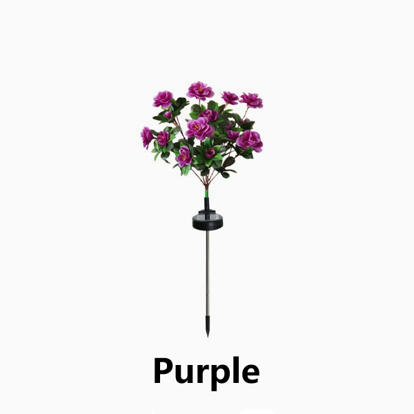 Garland Power Flower Lights Led Outdoor Garden Yard Stake Lamp Decor