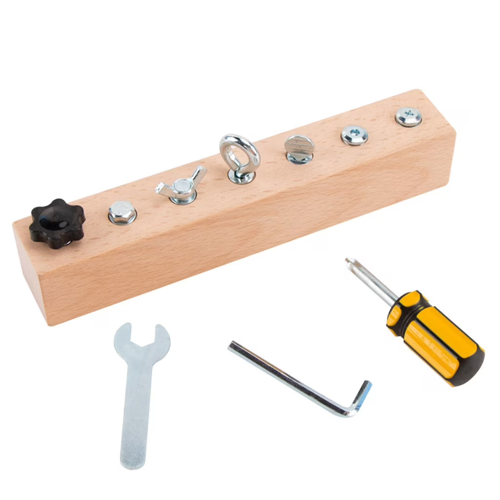 Screw Driver Board 11 Piece Set Toy for Kids Boys Girls Preschool Toy