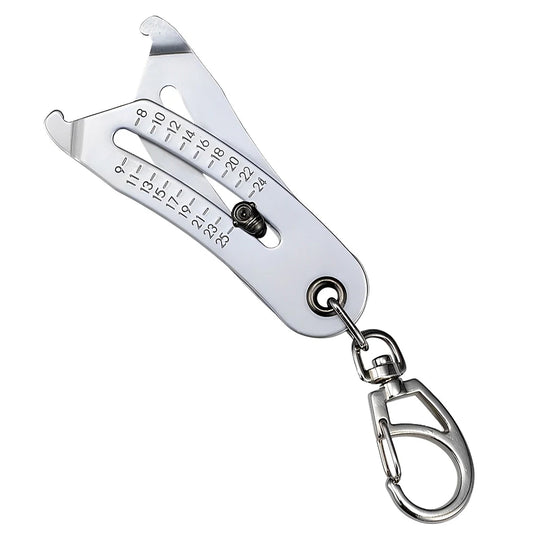 Portable Precise Thread Size Checker Keychain