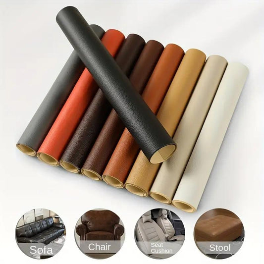 Self-Adhesive Genuine Leather Patch – Waterproof Repair Sheet for Sofa, Car Seats & Furniture