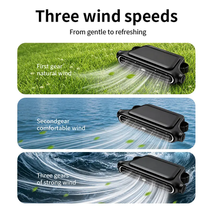 Mini Portable USB Backseat Cooling Fan Quiet Headrest Neck Fan