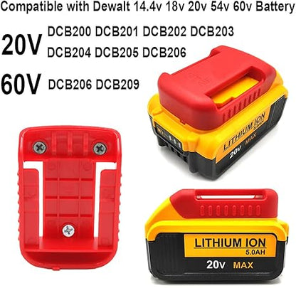 5Pcs Hanger Holder for DeWalt 20V/18V/54V/60V Tool Battery Drill
