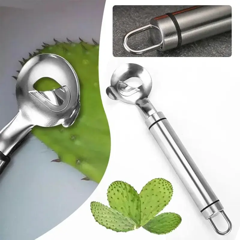 2PCS Stainless Steel Cactus Peeler Tools