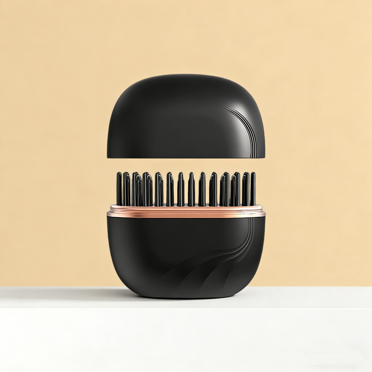 Mini Hair Straightener Comb - Negative Ion Cordless Hot Comb for Women and Girls