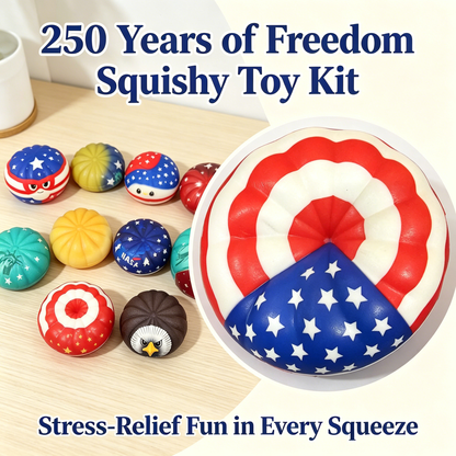 250 Years of Freedom Squishy Toy Kit