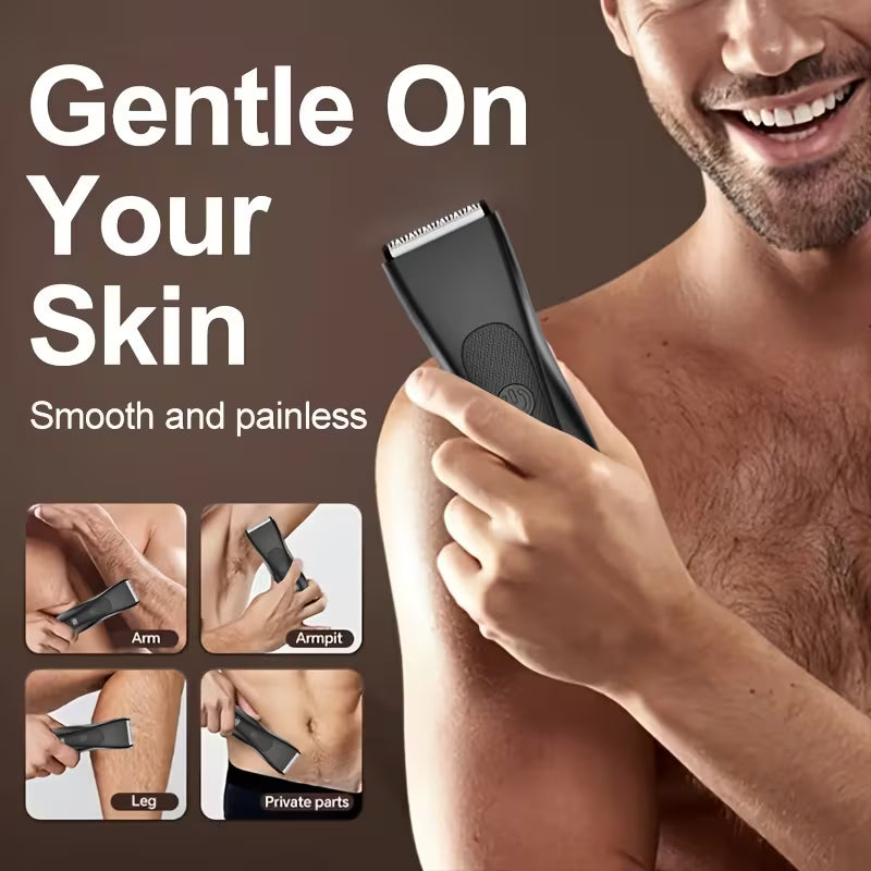 Nip-Free Waterproof Personal Body & Facial Hair Groomer