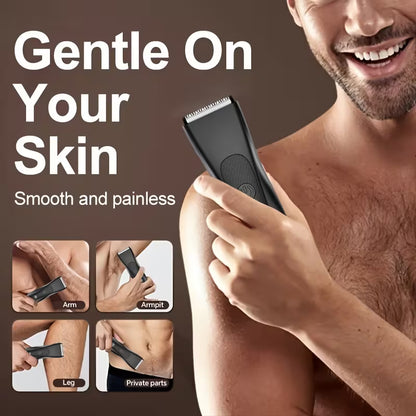 Nip-Free Waterproof Personal Body & Facial Hair Groomer