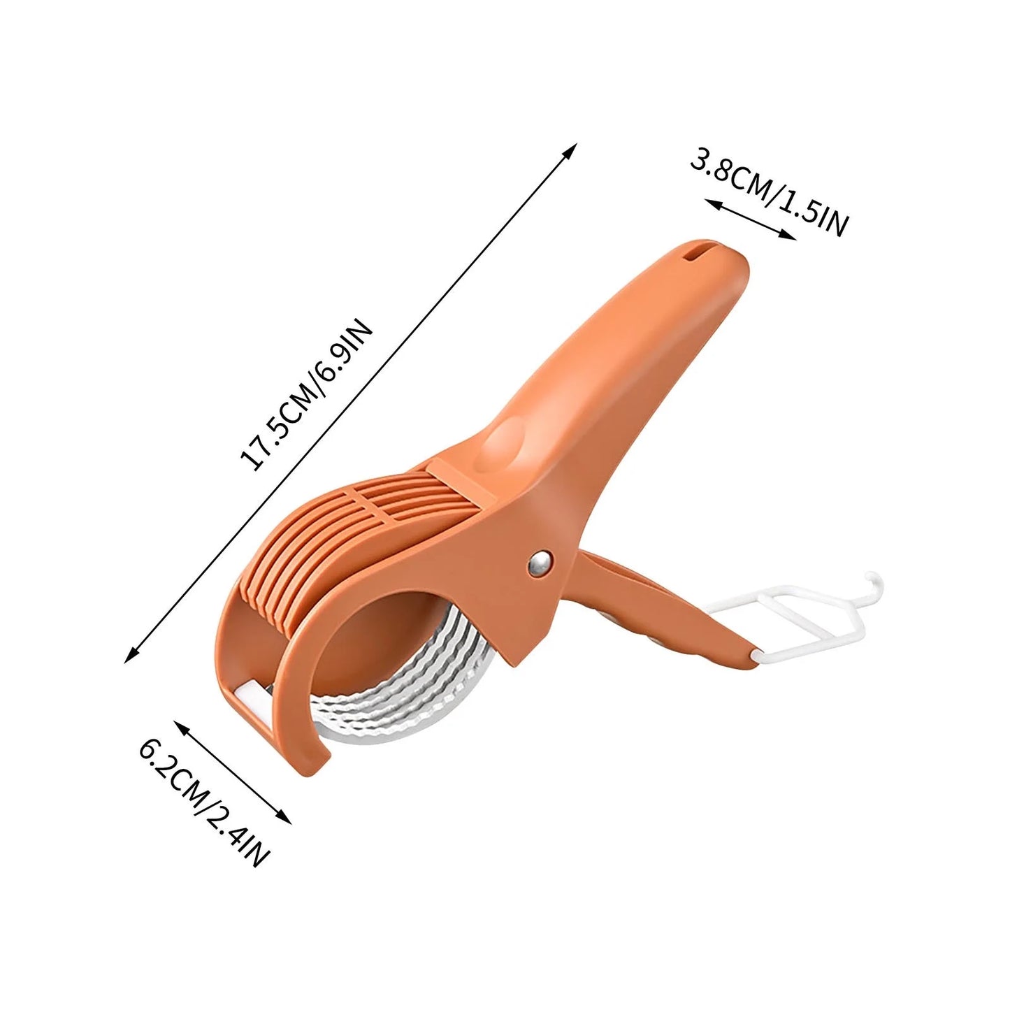 Portable Manual Salad Chopper & Fruit Vegetable Slicer