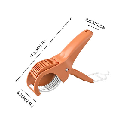 Portable Manual Salad Chopper & Fruit Vegetable Slicer