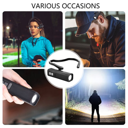 Induction Sensor Headlamp With Rechargeable Battery For Long-Lasting Illumination